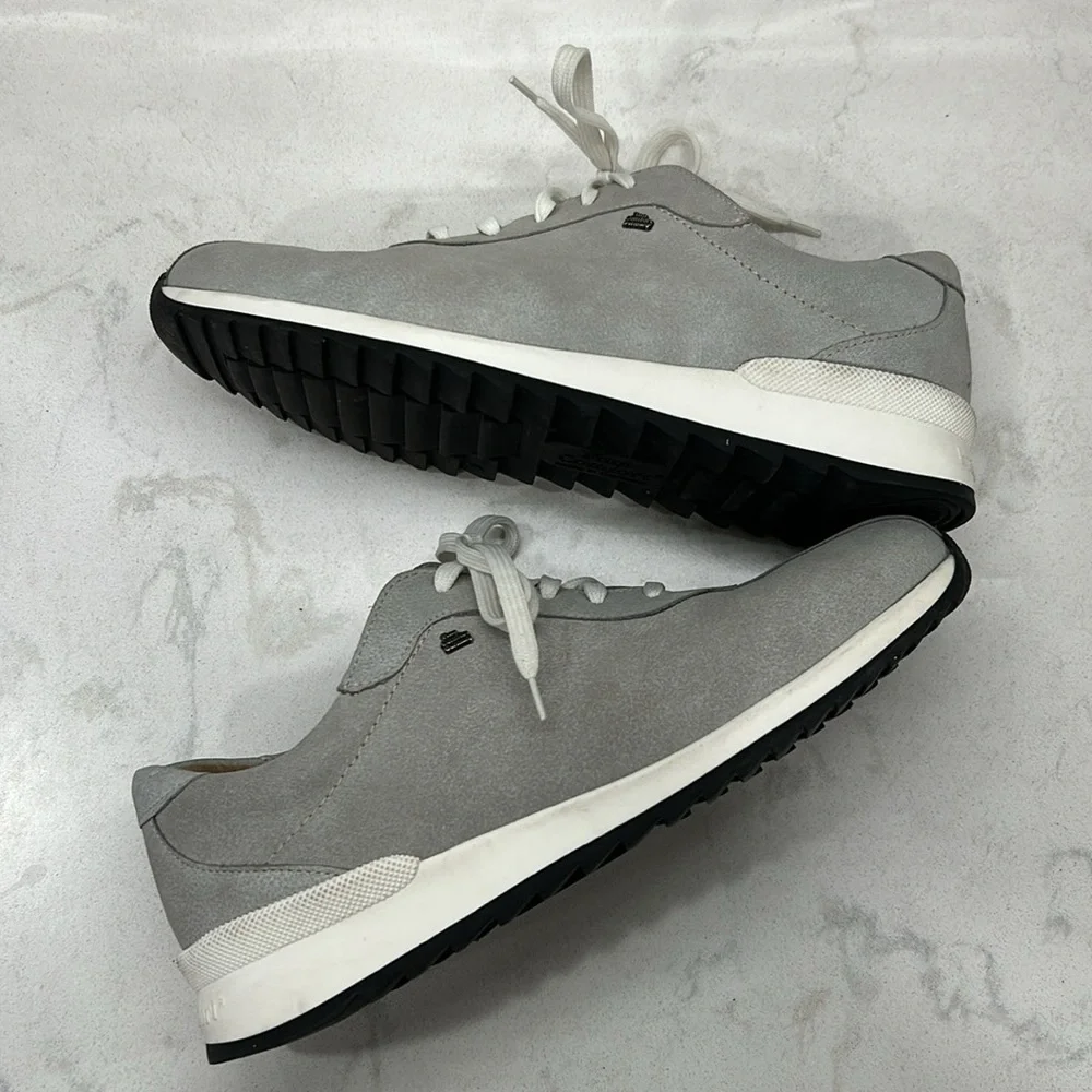 Finn Comfort Sarnia Nero Suede Leather Grey Sneakers Shoes Women’s 7.5